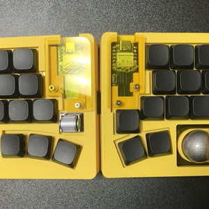 Pyuron ZMK 無線ダブルトラックボールキーボード - sor_mechkeeb - BOOTH