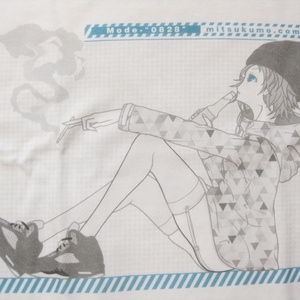 【送料無料】加藤光雲 オリジナルイラストレーションTシャツ Sサイズ/Mitsukumo Kato