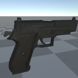 【VRChat Avatar】SIG P220 Hand Gun Weapon System & Particle