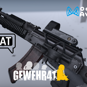 【VRChat Modular Avatar対応】AK-105 Weapon System & Particle Ver.1.06 SDK 3.7.4