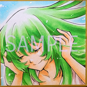 リクエスト受注生産】アナログ原画色紙単色カラー - yuno.ayakoの雑貨