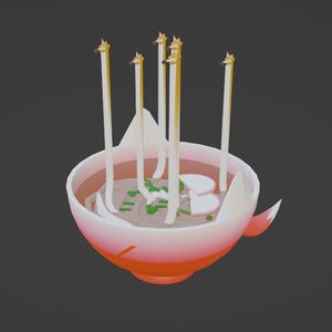 ながいきつねうどん - 狐ゃ庵アイテム