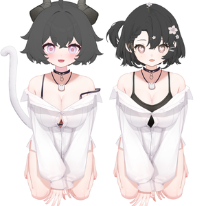 【Vts】【VTuber向け】【白衬衫】カラー調整可能、正座超可動VTSダイナミック全身ストラップです