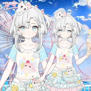 【Vts】【VTuber向け】【海盐泡泡·贰】Vtuberライブダイナミックな新着/バーチャルキャスターVTSダイナミックペンダント