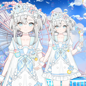 【Vts】【VTuber向け】【海盐泡泡·叁】Vtuberライブダイナミックな新着/バーチャルキャスターVTSダイナミックペンダント