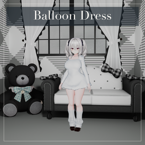 【ミルティナ対応衣装】BalloonDress｜VRChat 3D衣装