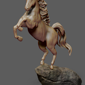馬（ZBrush用3Dモデル）
