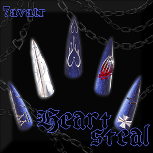 Heart steal nail【MA対応 / 7アバター対応 / 5Color】