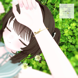 【VRChat想定】バングル mimosa knot