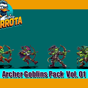 Archer Goblins Pack Vol.01. RPG MAKER MV/MZ - アーチャーゴブリンパック Vol.01. RPG MAKER MV/MZ