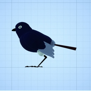 3d ３dモデル　鳥