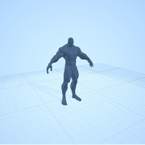 3d ボディ　男