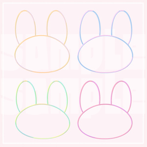 *🐰*うさぎヘイロー*5color* 缩略图 2
