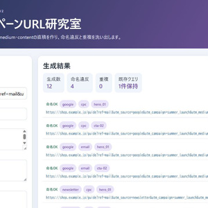 UTMキャンペーンURL研究室