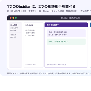 ObsidianにAIを入れるスターター