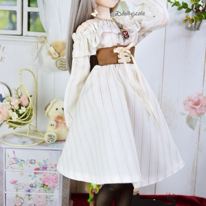 1/6サイズ用ドール服】ふわふわ♡天使さんなワンピース👼 - せ