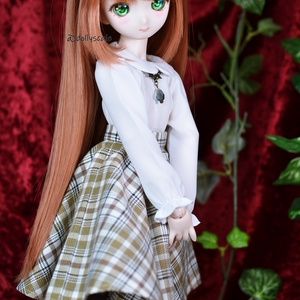 丸襟後開きブラウスの型紙　Pattern for round-collared blouse with back opening