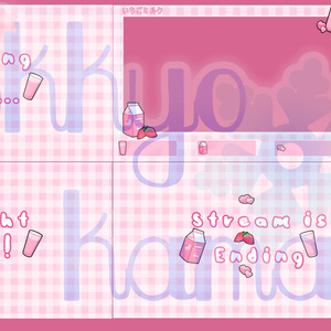 Strawberry Milk Animated (?) Overlays 