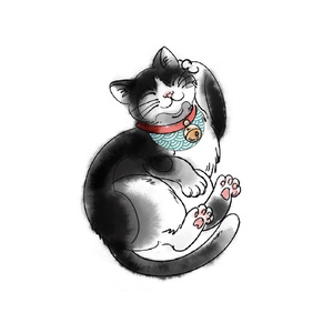 [Free Material] Maneki-neko (beckoning cat) transparent background PNG / Free...