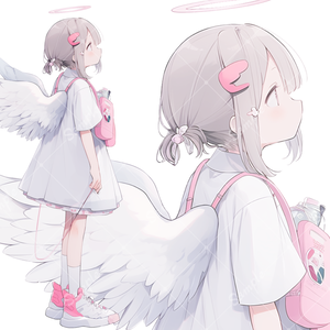 全身立ち絵素材179 天使 女の子