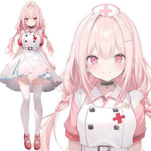 全身立ち絵素材193 ナース 女の子