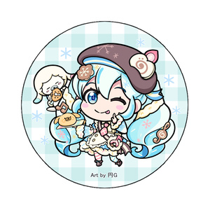 ホロ加工缶バッジB＜asteroid：鏡音リン＞ - Rella Artworks / 不安定+