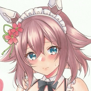 Hand-drawn illustration, A4 size, Uma Musume Sakura Chi...