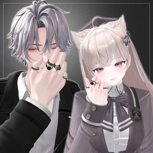 【発売記念セール中】RINGSET -Haze-【8avater対応】 缩略图 4