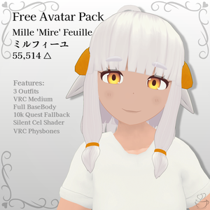 オリジナル3Dモデル「ミルフィーユ」（無料）/ Free Original 3D Model 「Mille 'Mire' Feuille」 