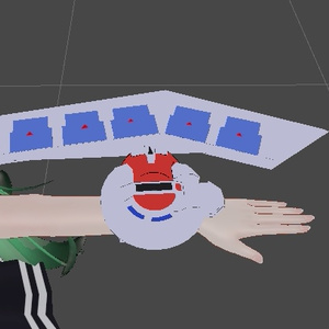 Academy Duel Disk 3D model |アカデミーデュエルディスク3D