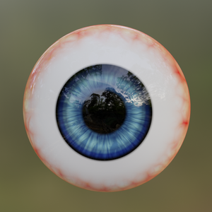 【blender】リアルな目