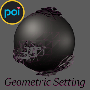 【VRChat】Geometric Dissolve設定【Poiyomi Pro】