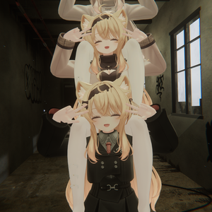 【VRChat】3段エク【liltoon】