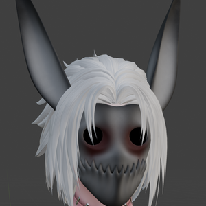 Bunny Monster Mask / Vrchat Asset