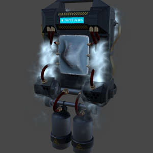 Cryo Backpack / Vrchat Asset