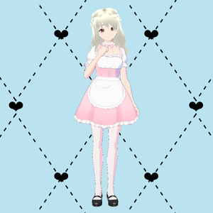 ３Dモデル　Vroid ヘアプリ