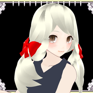 ふんわりツインテール　ヘアプリ　Vroid正式版