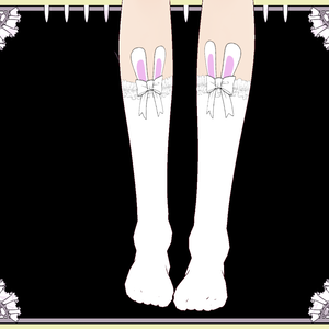 かわいい　アニマルソックス　Vroid