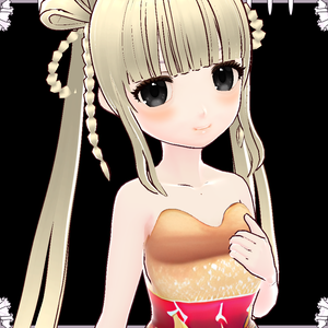 ゴージャス美形ドレス＆おしゃれ靴　Vroid用カスタムアイテム