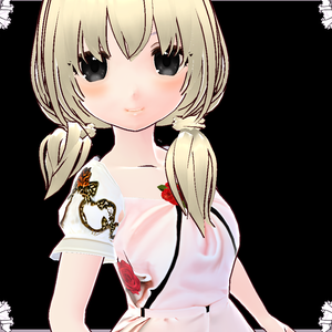 姫シルクドレス💖パンティ 紐💖編み上げ紐パンプス💖セットでお得 Vroid VRM有 カスタムアイテム