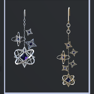 Star earrings
