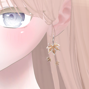 Autumn earring, ring