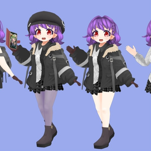 「Lili」VRChatアバター想定３Dモデル 缩略图 4
