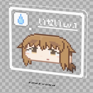 いないドットアクリルフィギュア