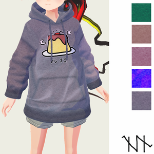 【VRoid】ふじプリンパーカー /Unique hoodie