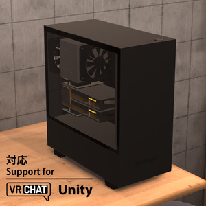 業務用PC 3Dモデル VRChat/Unity対応 [Michigari PC]
