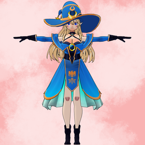 【Original 3D Model】Mana wizard - VTuber / 【オリジナル3Dモデル】Mana Wizard - VTuber
