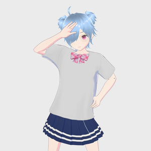 Cute Girl 2 3D_Model オリジナル3Ｄモデル