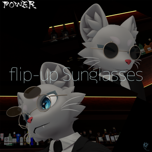【Mayu対応】フリップアップサングラス/Flip-up sunglasses