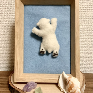 およぐ！こぐまブローチ